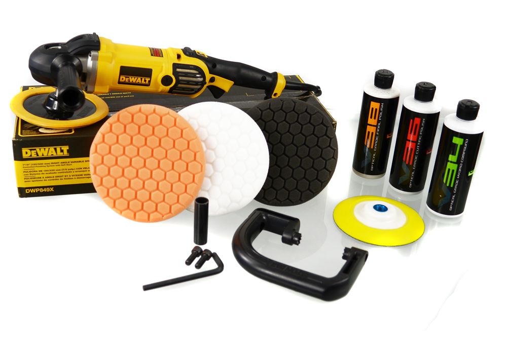 Chemical Guys DeWalt DWP849X Complete Buffing and Polishing Kit (11